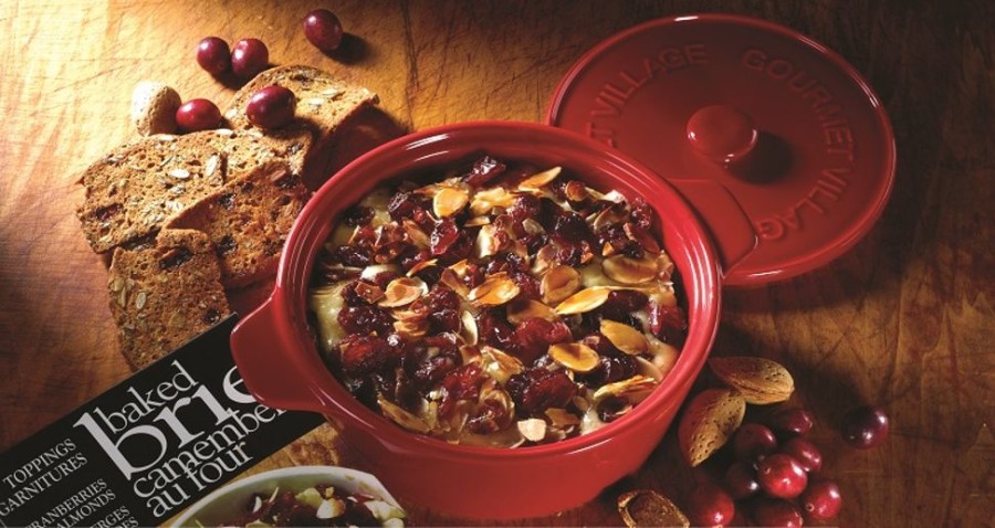 Dips Gourmet Du Village | Red Ceramic Baker