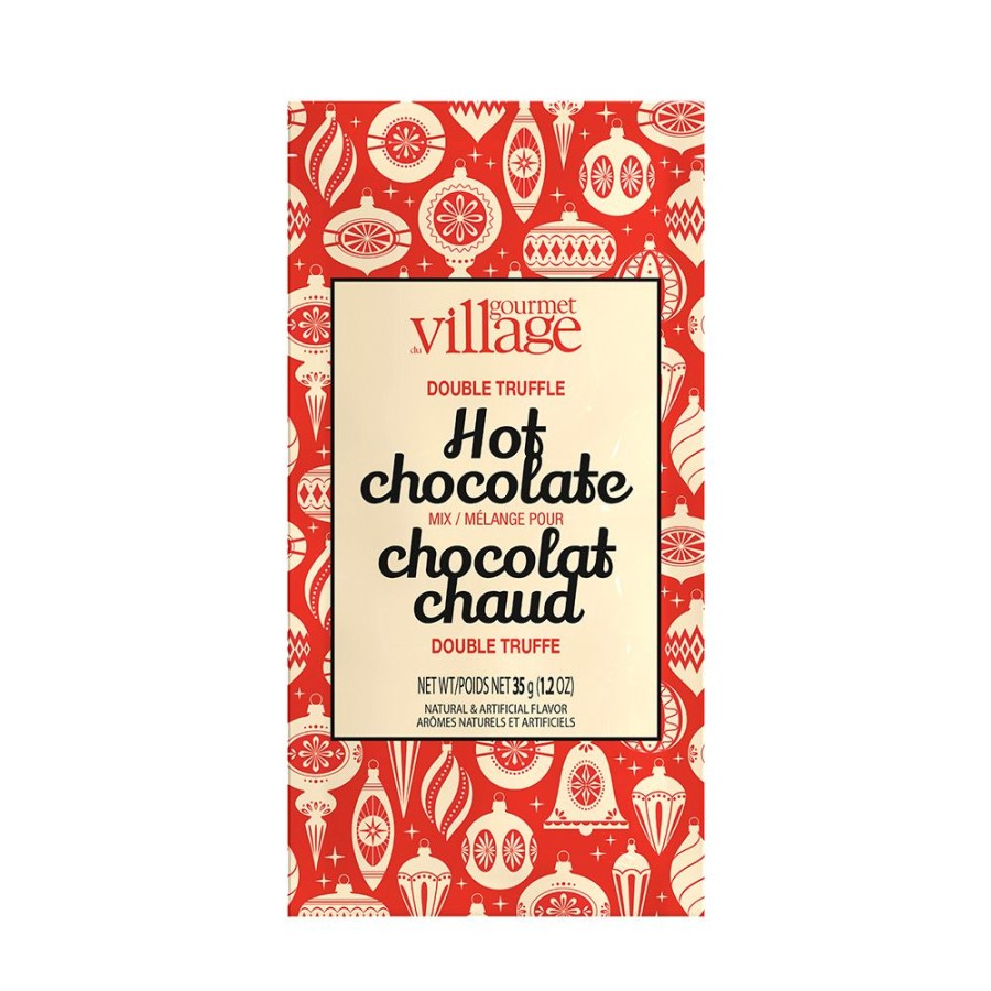 Hot Chocolate Gourmet Du Village | Retro Ornament-Set Of 6