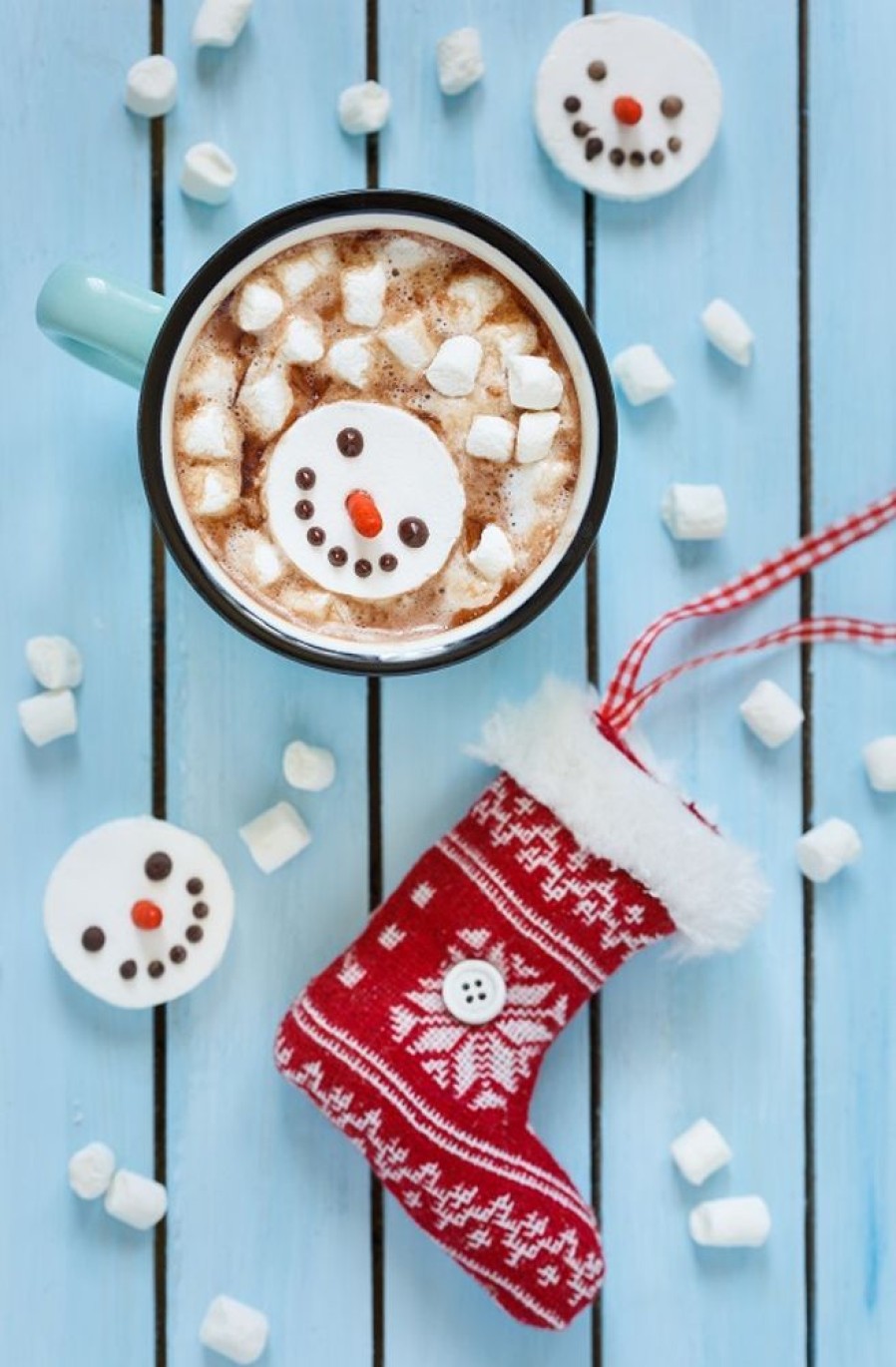 Hot Chocolate Gourmet Du Village | Snowman Marshmallows