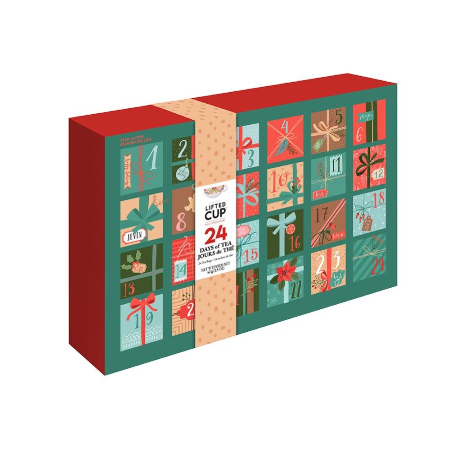 Lifted Cup Tea Gourmet Du Village | Advent Calendar Of Tea