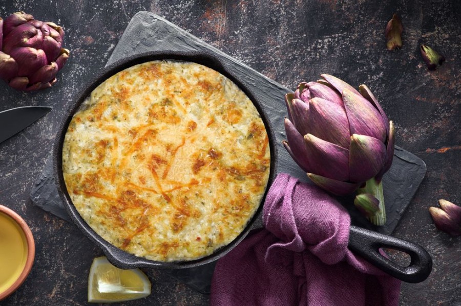 Dips Gourmet Du Village | Parmesan Artichoke Dip Skillet