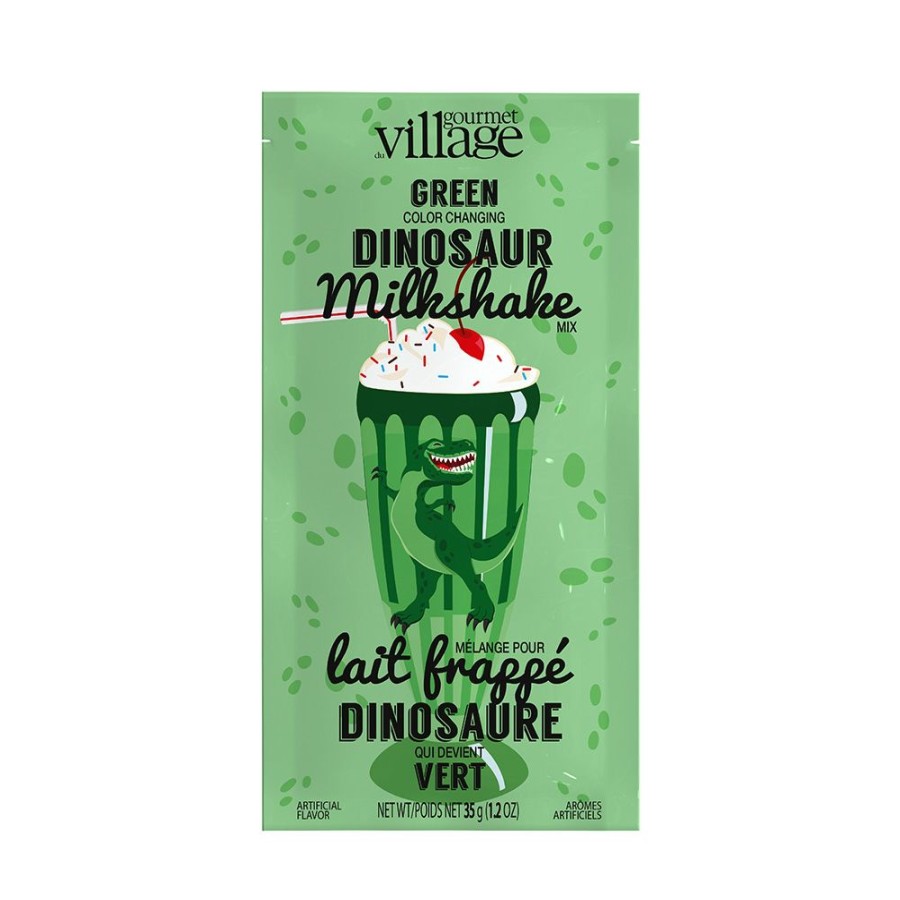 Cool & Festive Drinks Gourmet Du Village | Dinosaur Green Milkshake-Set Of 6