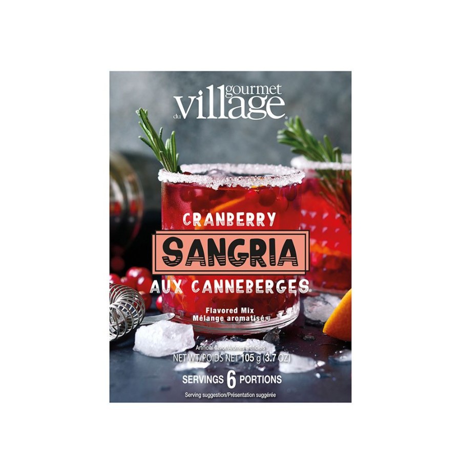 Cool & Festive Drinks Gourmet Du Village | Cranberry Sangria