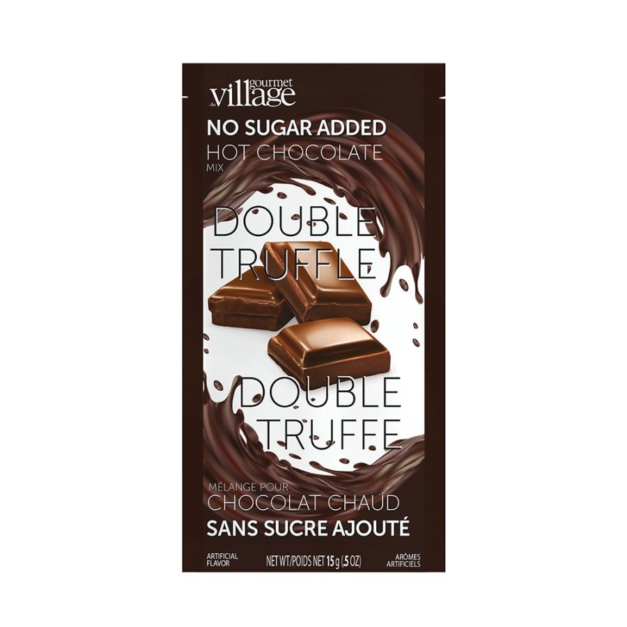 Hot Chocolate Gourmet Du Village | No Sugar Added Double Truffle-Set Of 6