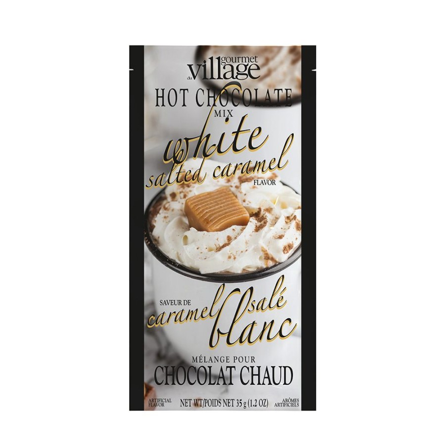 Hot Chocolate Gourmet Du Village | White Salted Caramel-Set Of 6