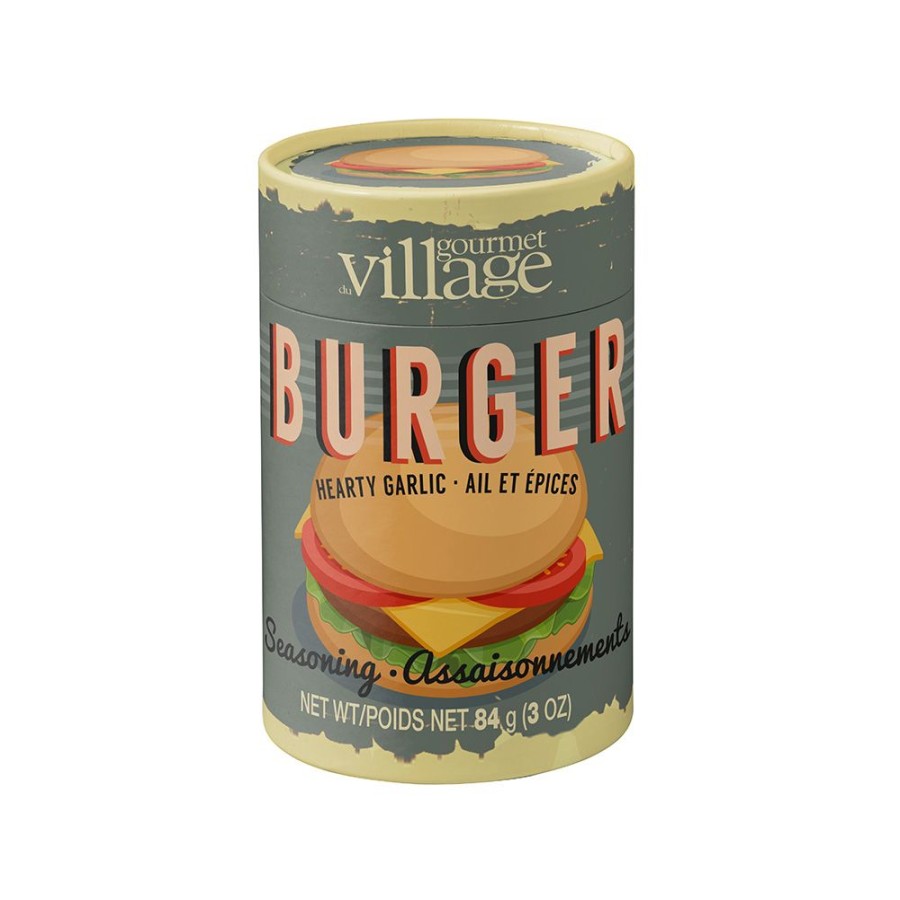 Outdoor Dining & Grilling Gourmet Du Village | Hearty Garlic Burger Seasoning Canister