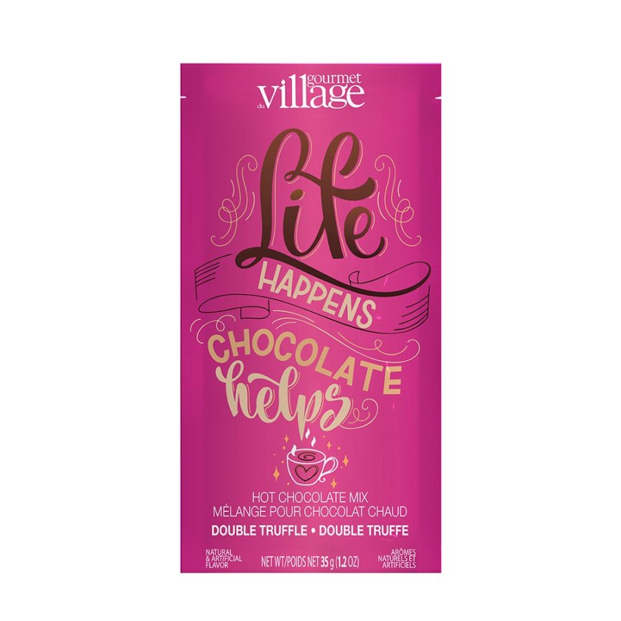 Hot Chocolate Gourmet Du Village | Life Happens-Set Of 6