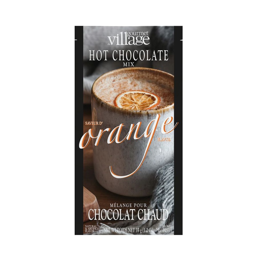 Hot Chocolate Gourmet Du Village | Orange-Set Of 6