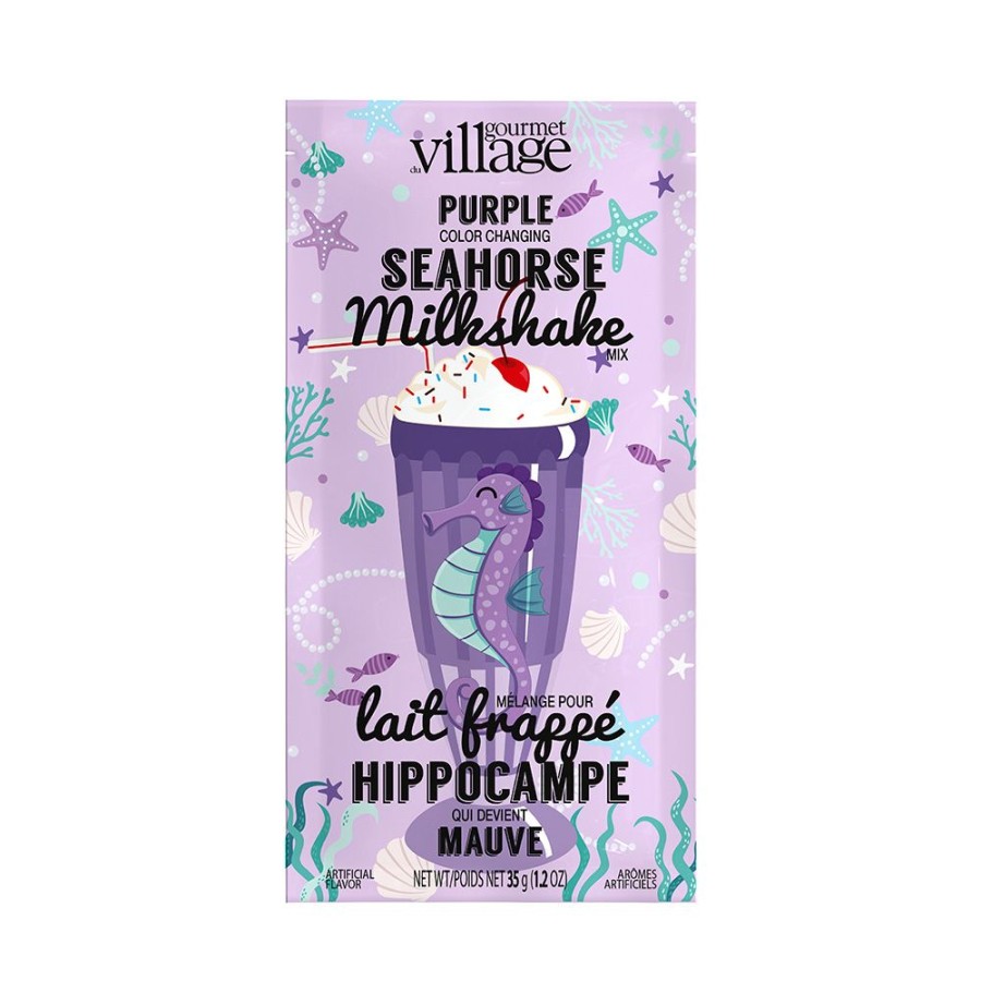 Cool & Festive Drinks Gourmet Du Village | Seahorse Purple Milkshake-Set Of 6