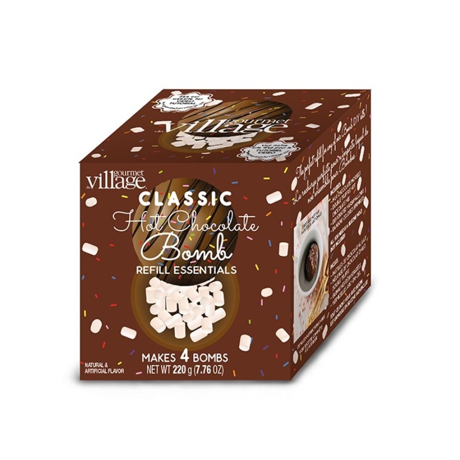 Hot Chocolate Gourmet Du Village | Classic Hot Chocolate Bomb Refill Essentials-Heat Sensitive