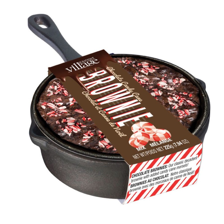 Desserts & Sweets Gourmet Du Village | Candy Cane Brownie Skillet