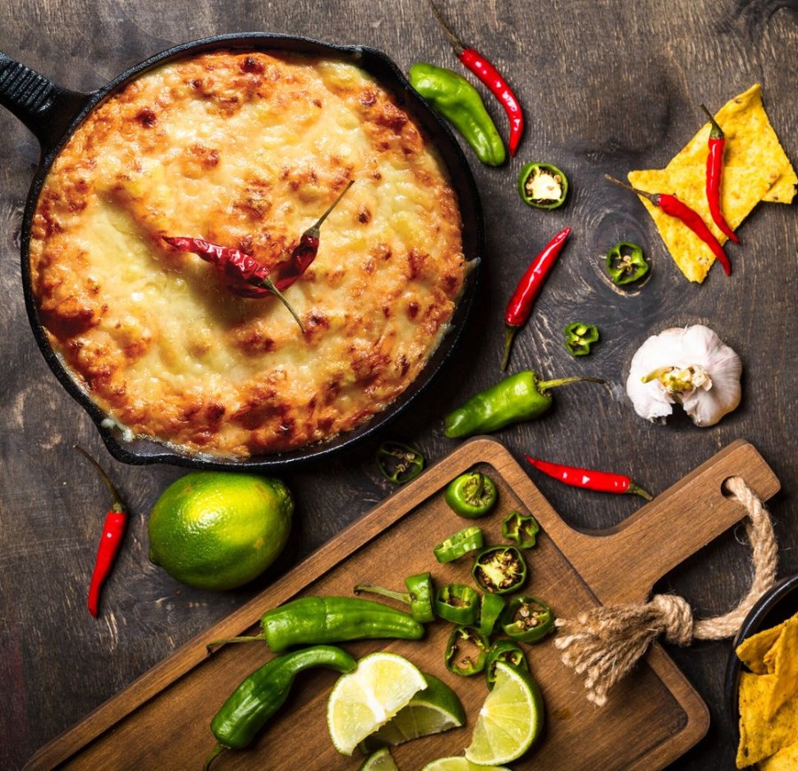 Dips Gourmet Du Village | Cheesy Nacho Dip Skillet