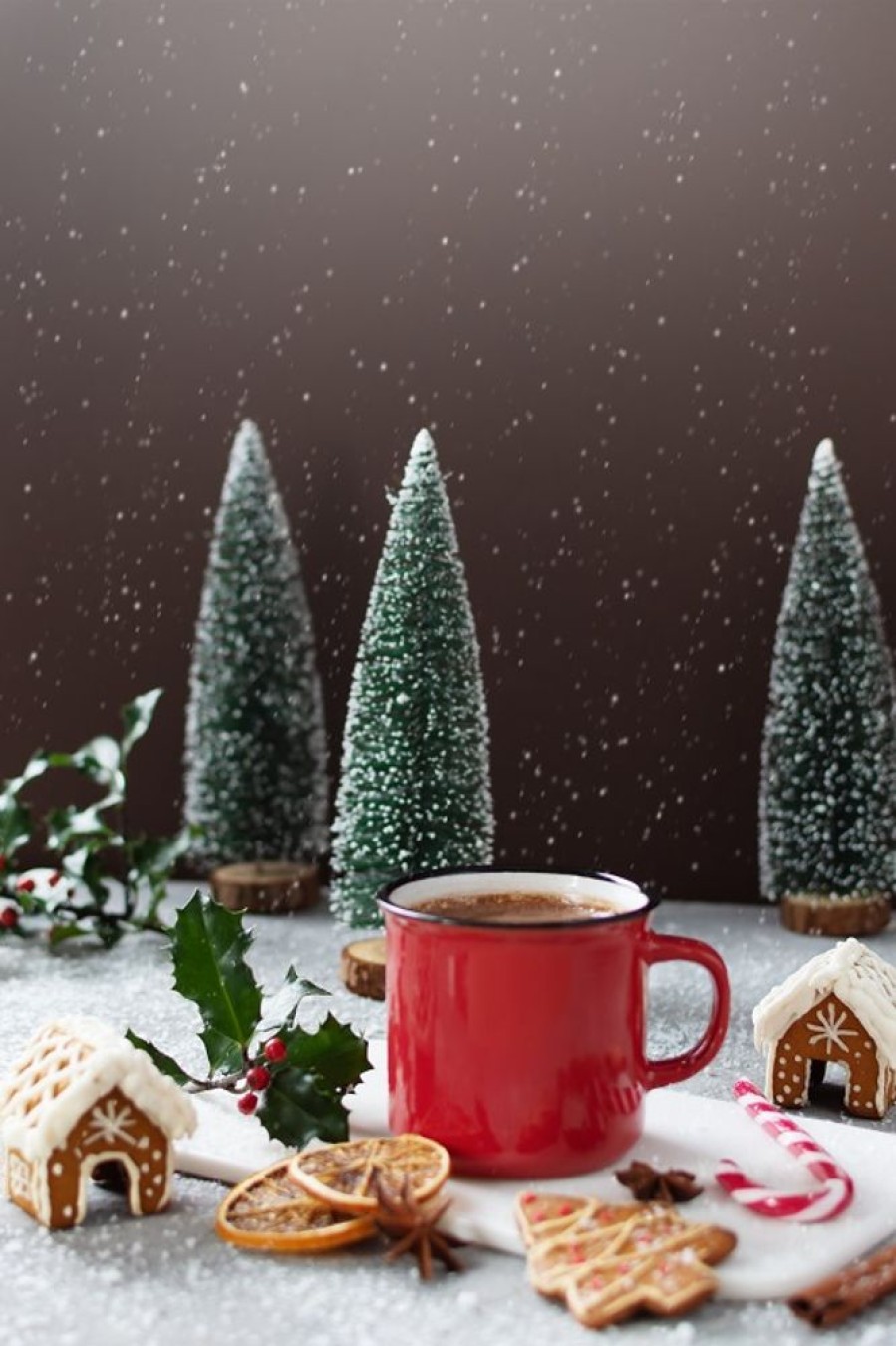 Hot Chocolate Gourmet Du Village | Christmas Tree-Set Of 6