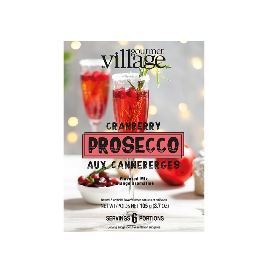 Cool & Festive Drinks Gourmet Du Village | Cranberry Prosecco