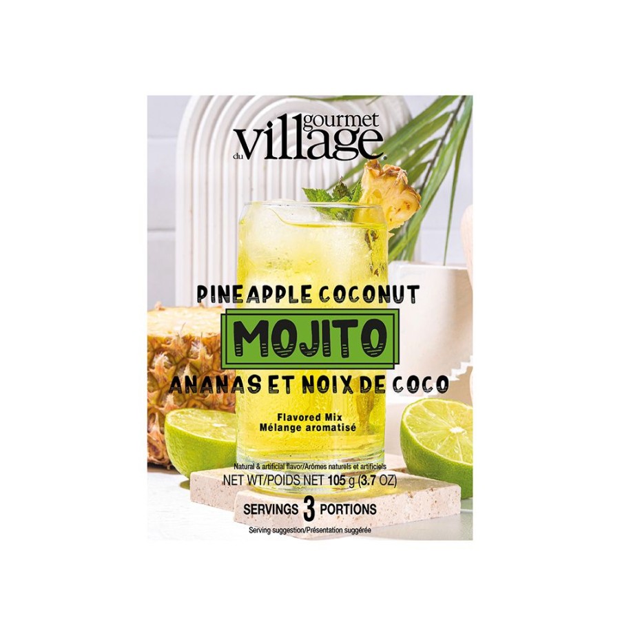 Cool & Festive Drinks Gourmet Du Village | Pineapple Coconut Mojito