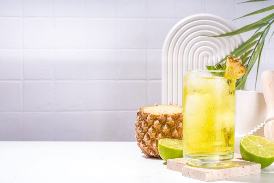 Cool & Festive Drinks Gourmet Du Village | Pineapple Coconut Mojito