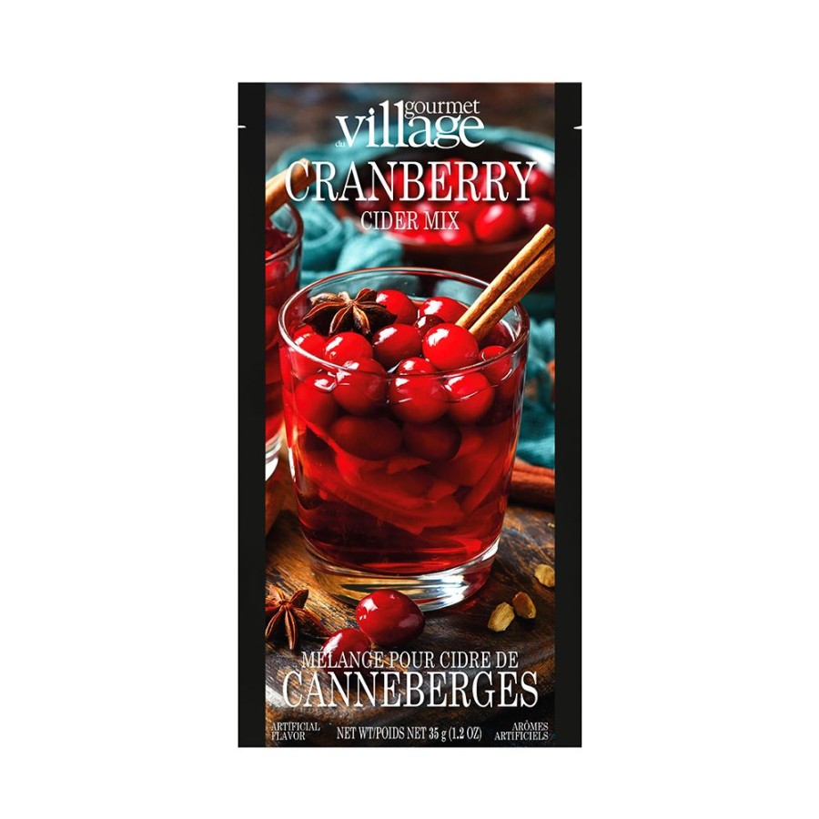 Cool & Festive Drinks Gourmet Du Village | Cranberry Cider-Set Of 6