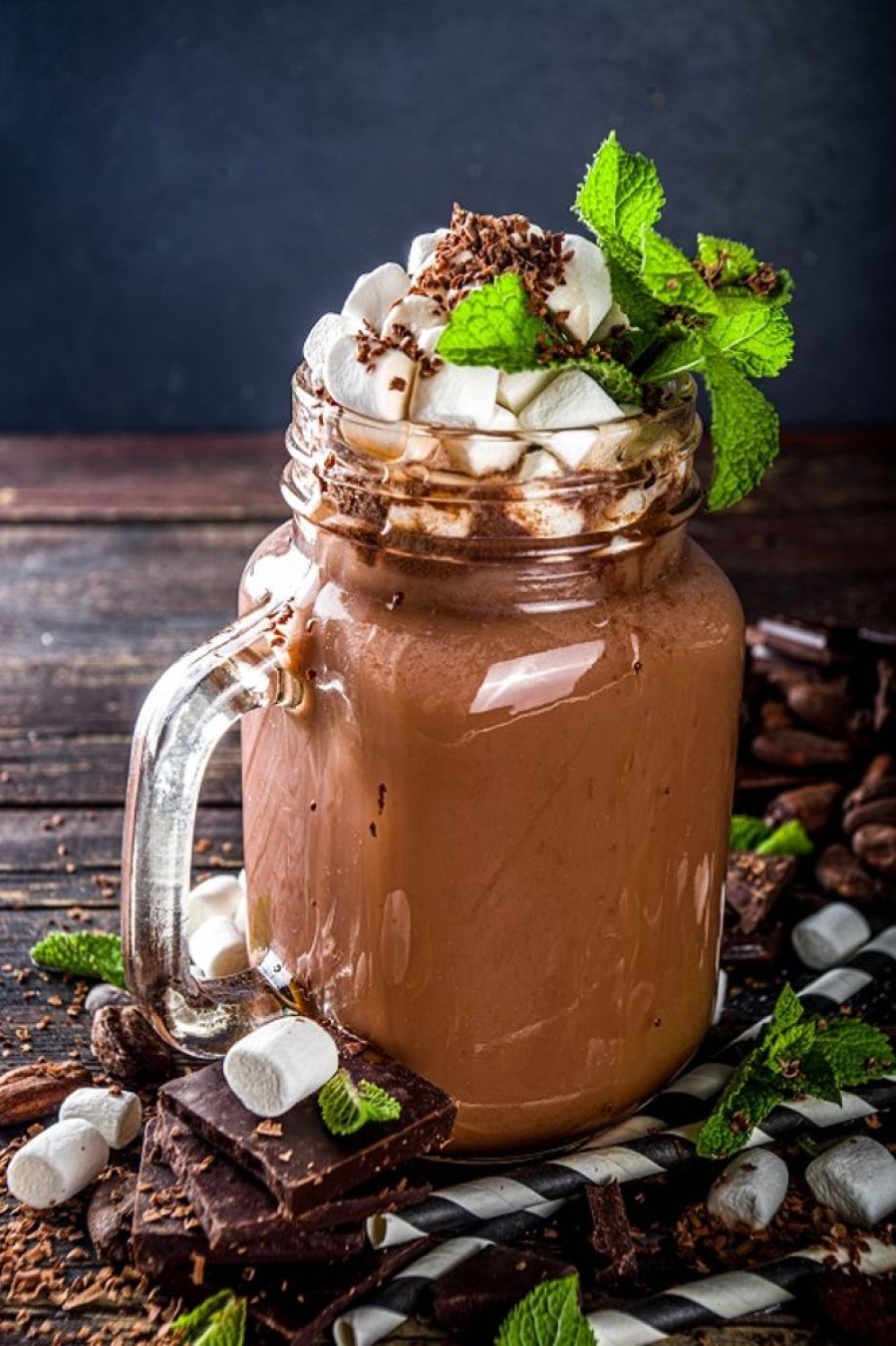 Hot Chocolate Gourmet Du Village | Mint Extra Rich Hot Chocolate Cube