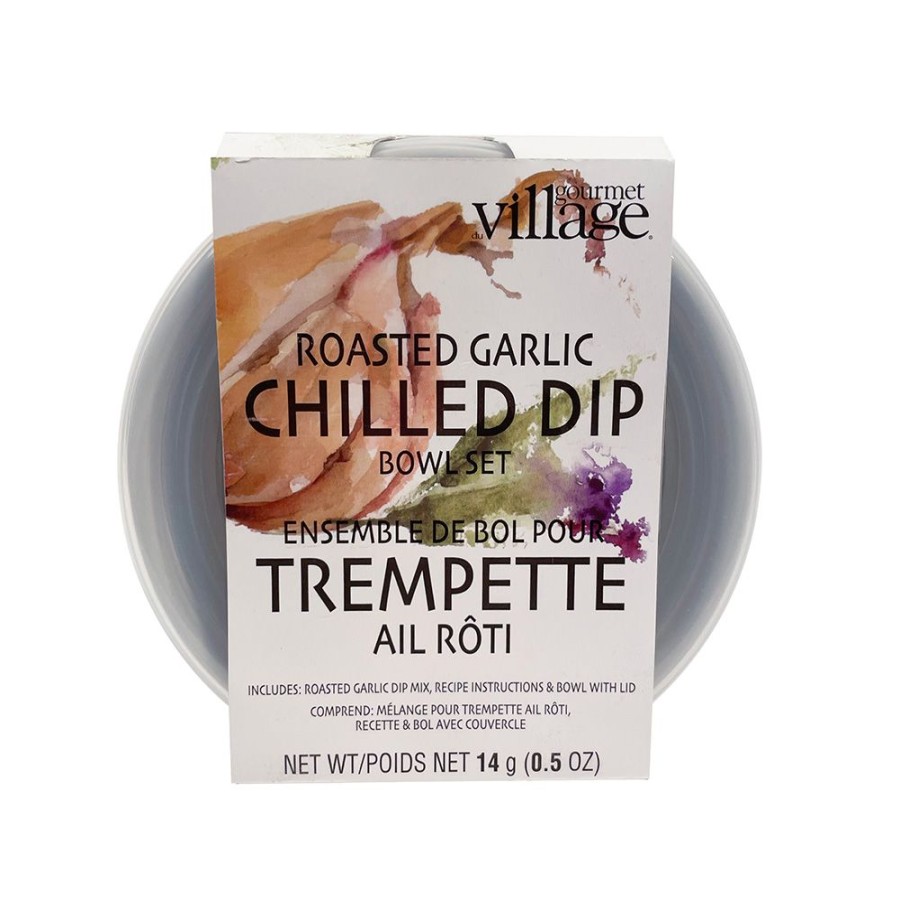 Dips Gourmet Du Village | Roasted Garlic Dip Bowl Set