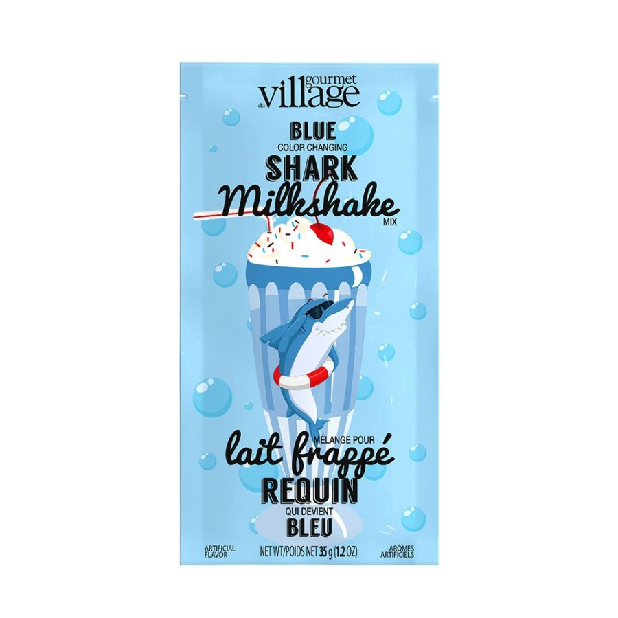 Cool & Festive Drinks Gourmet Du Village | Shark Blue Milkshake-Set Of 6