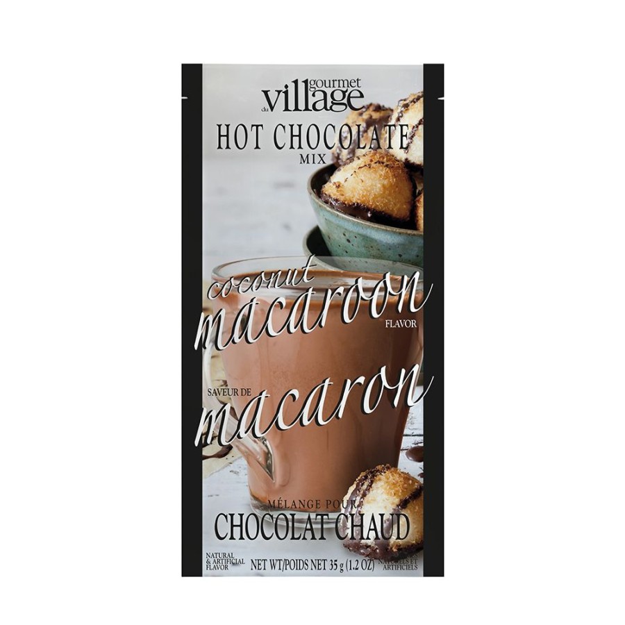 Hot Chocolate Gourmet Du Village | Coconut Macaroon-Set Of 6