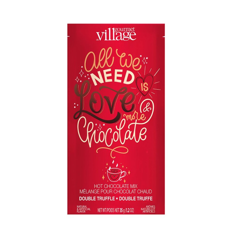 Hot Chocolate Gourmet Du Village | Love & Chocolate Mug Set