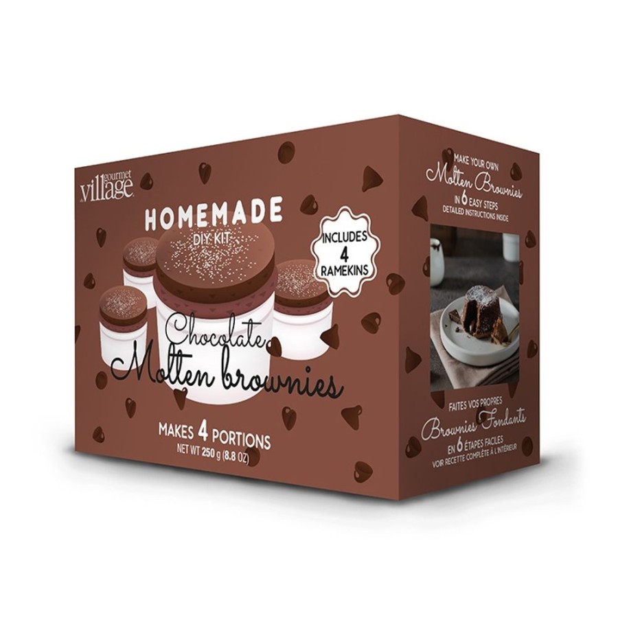 Desserts & Sweets Gourmet Du Village | Molten Brownie Diy Kit-Heat Sensitive