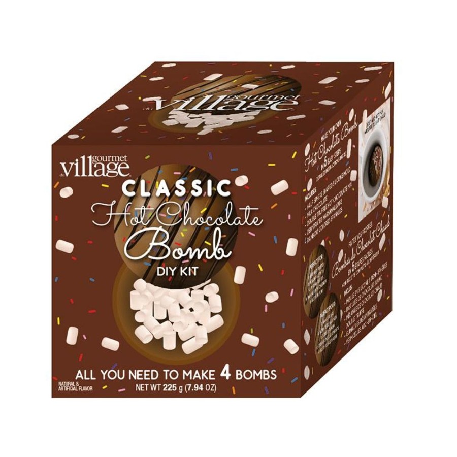 Hot Chocolate Gourmet Du Village | Classic Hot Chocolate Bomb Diy Kit-Heat Sensitive