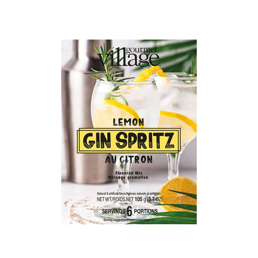 Cool & Festive Drinks Gourmet Du Village | Lemon Gin Spritz